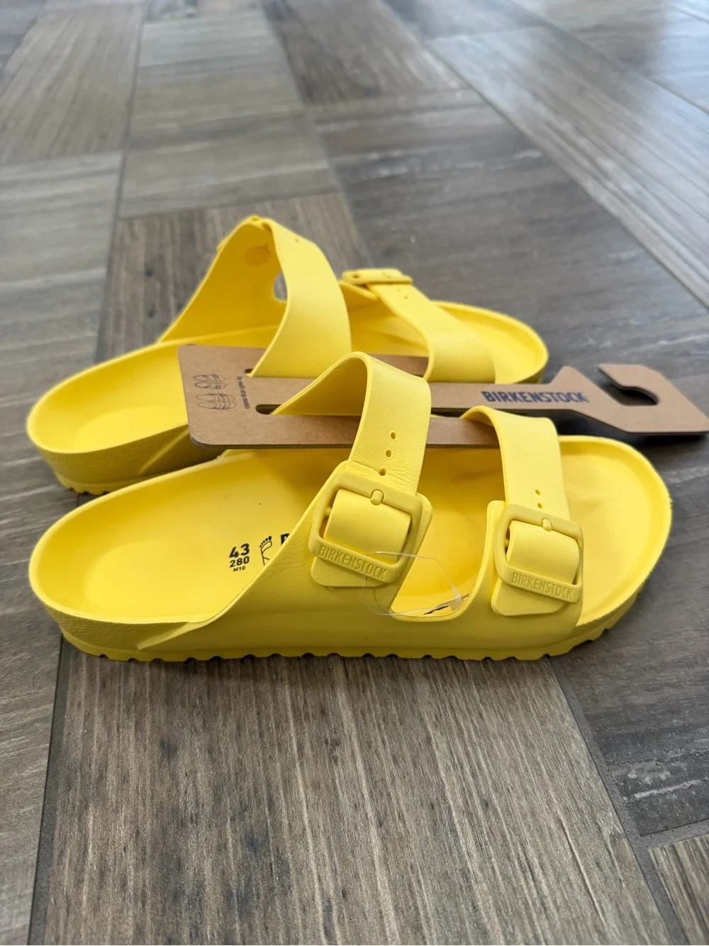 Birkenstock Arizona EVA Bright Yellow size Men’s 10